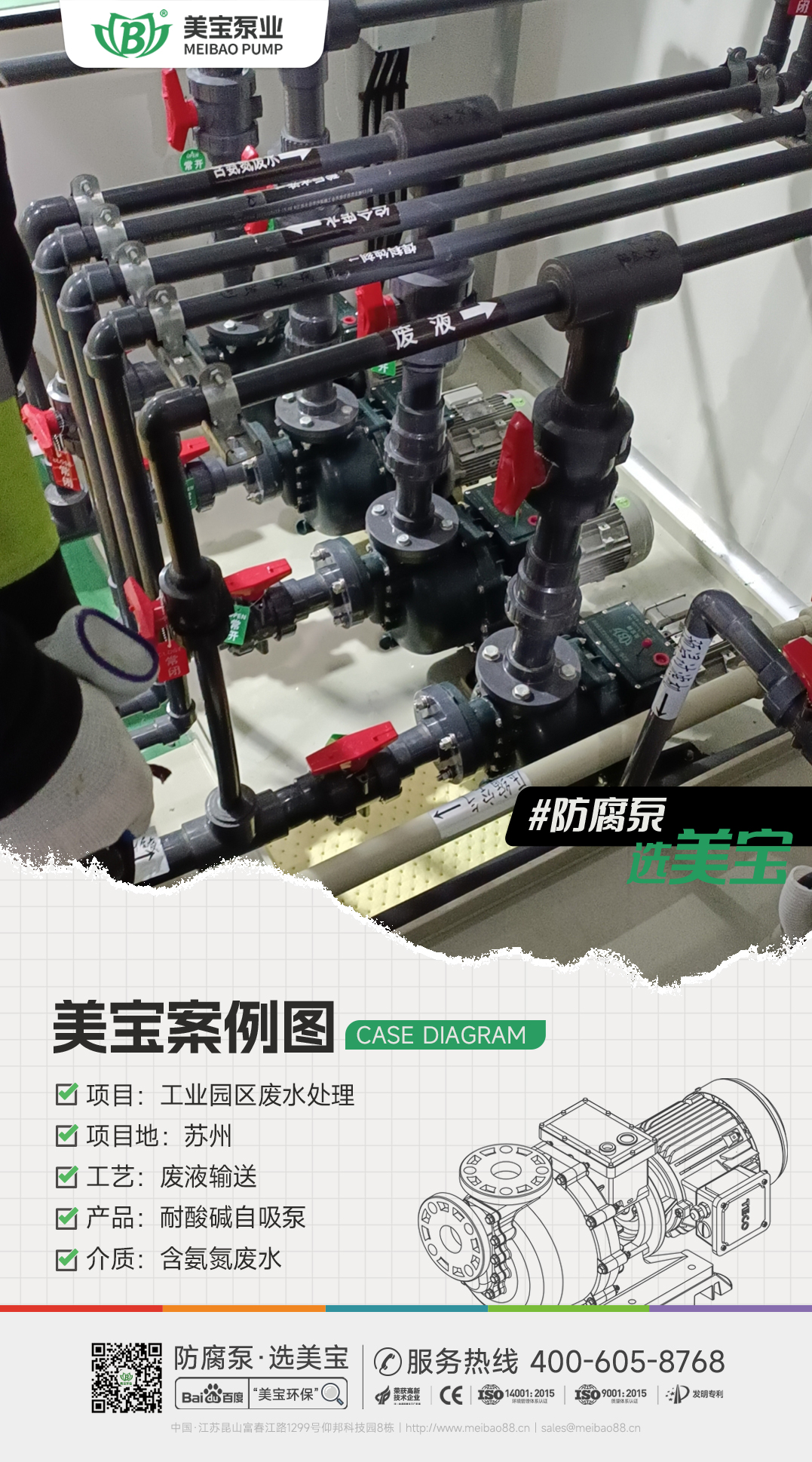 工業(yè)園區(qū)含氨氮廢水輸送用什么泵？