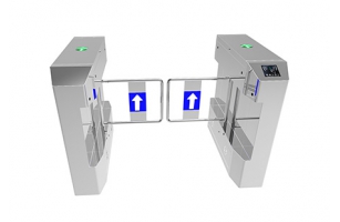 2臺1通道斜角缺口擺閘